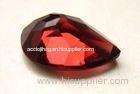 85mm Red Garnet Gemstones Pears Normal Facted For Necklace