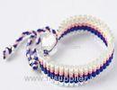 OEM / ODM wholesale Fashion Jewellery Handmade Knitted Bracelet with mix color