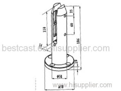 Frameless Glass Pool Fencing spigots