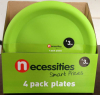 Plates PP 4PC green 375C in display box paking