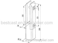 Duplex stainless steel 2205 spigots