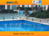 Tempered glass pool panels