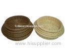 Storage Fruit PP Round Rattan Basket Tray Washable Anti-Corrosion