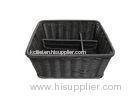 Washble Rattan Laundry Basket With Dividers