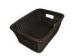 Colorful Plastic Rattan Laundry Basket / Dirty Clothes Hamper