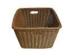 Square Washable Plastic Rattan Laundry Basket For Bathroom