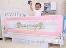Pink Portable Safety Bed Rails For Kids / Aluminum Frame Bed Rails