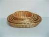 PP Hollow Cane Silk Rattan Fruit Basket Eco-friendly Washable Beige