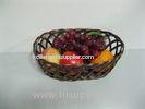 Well-designed Weaving Hollow PP Pollution Rattan Fruit Basket For Bakery