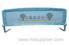 Pink Childrens Bed Guards Rails With Woven Net , Baby Bed Rails 150cm