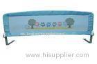 Pink Childrens Bed Guards Rails With Woven Net , Baby Bed Rails 150cm