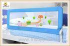 Blue Childrens Bed Guard Rails For Full Bed , Aluminum + Plastic