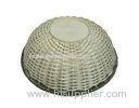 Healthy Washable Poly Rattan Round Fruit Basket For Home And KTV