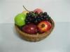 Handweaved Brown PP Rattan Fruit Basket For Storage And Displaying