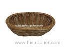 Hand Made PP Rattan Fruit Storage Basket Smellless Handicraft