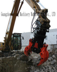 Industrial Excavator Rotating Grapple Hydraulic Grab for Stone / Metal / Wood