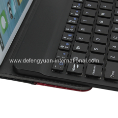 Leather Case cover with Removable Bluetooth Keyboard for iPad Mini