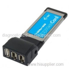 1394a+ usb ExpressCard PCMCIA adapter card PCMCIA Controller ExpressCard PCMCIA Controller