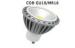CRI 80 COB 3 Watt GU10 LED Spot Lights Grey Color Energy Saving