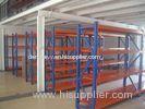 Powder Coated adjustable selective pallet racking blue / gray warehouse shelving units