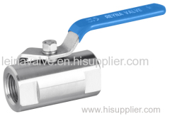 1PC wide type internal thread ball valve