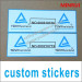 rectangle destructible tamper security sticker