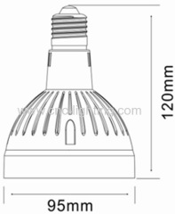 35W Par30 LED Lamp with Osram LEDs