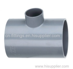 upvc reducing tee pipe fittings