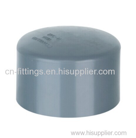 upvc end cap pipe fittings