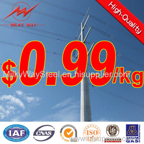(25FT 30FT 35FT 40FT Steel Poles used in Phillippiness