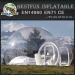 Novelty fashion design inflatable bubble tent