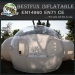 Transparent inflatable bubble tree dome tent