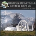Inflatable bubble tent for lawn garden