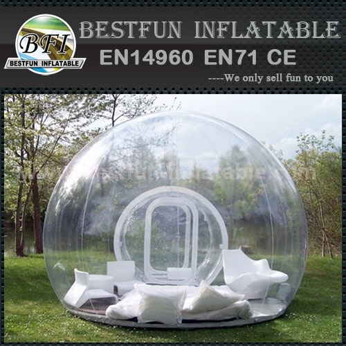 New year inflatable snow bubble decorations