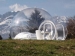 Novelty fashion design inflatable bubble tent