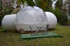 Guangzhou inflatable bubble tent with compartment