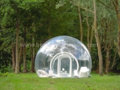Hign density out door lawn igloo inflatable clear tent