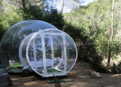 Inflatable Clear Bubble Room Christmas Snow Globe Promotion Tent