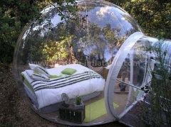Outdoor camping clear inflatable bubble transparent tent