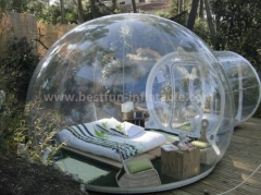 Totally see-through bubble inflatable clear tent