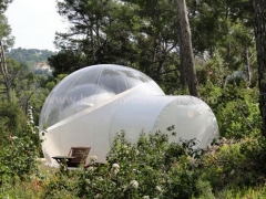 Welcomed unique transparent inflatable bubble tent