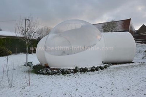Casual and convenient clear inflatable bubble camping tent