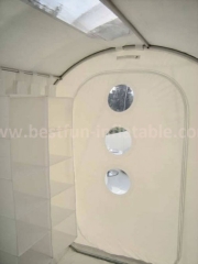 Durable and rain-proof igloo inflatable clear tent