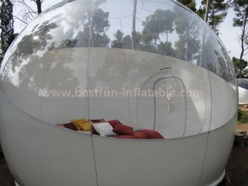 Hit in France inflatable bubble tree for hotel rent