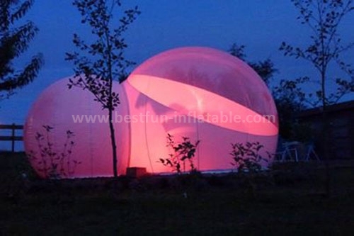 Inflatable outdoor camping bubble tent
