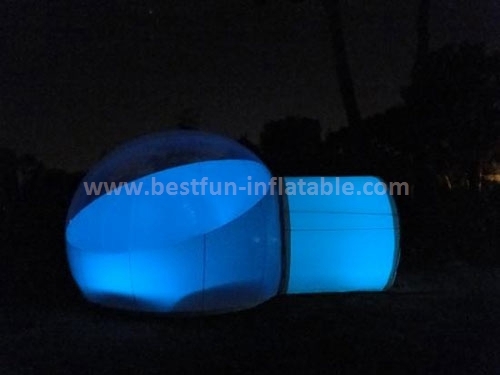 Inflatable outdoor camping bubble tent