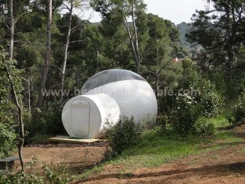 PVC tarpaulin ceative clear inflatable lawn tent