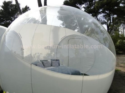 PVC tarpaulin ceative clear inflatable lawn tent