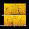 24k Gold 5 Pounds Double Logo Gold Banknote - Pound Gold Currency