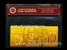 New AUD 50 24K Gold Banknote Plated With Pure 99.9% 24K Gold 152mm * 65mm